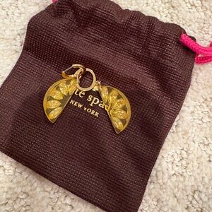 NWOT New Kate Spade Lemon Novelty Earrings